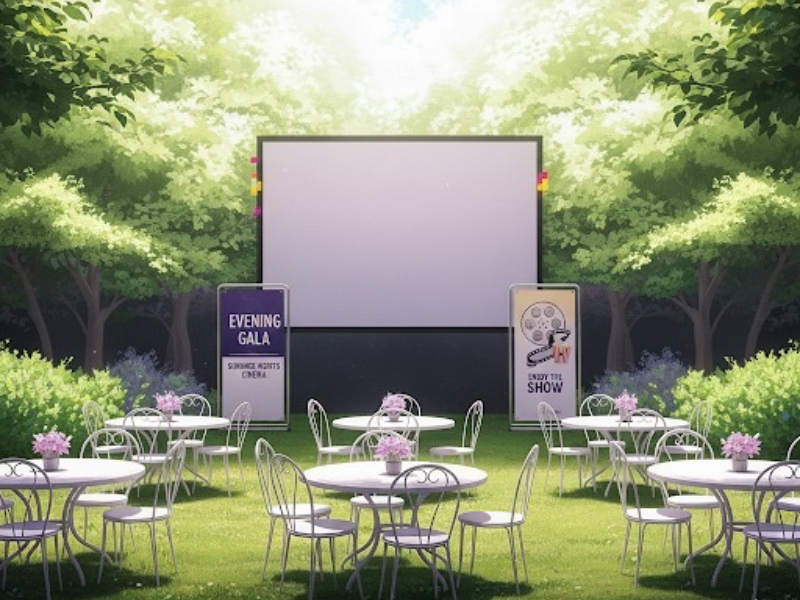 Green Vows Estate - Open air lawn area